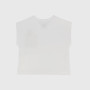 Oversize Singlet in jersey for boy, white Oversize Singlet in jersey for boy, white