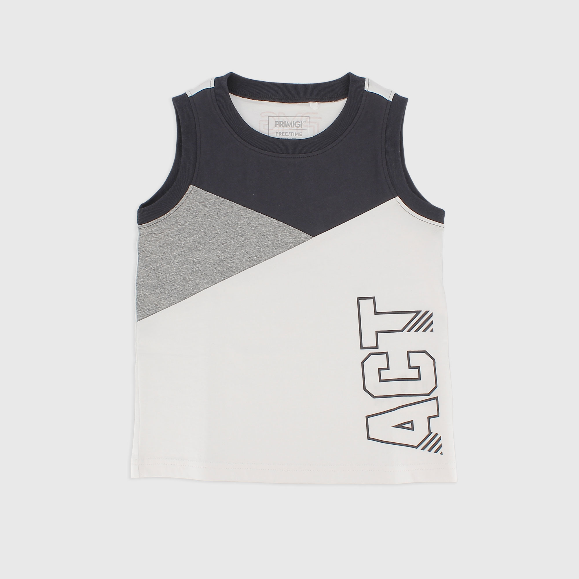 TANKTOP AUS JERSEY FÜR JUNGE, WEISS