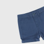 BERMUDA AUS GABARDAUSE FÜR JUNGE, BLAU BERMUDA AUS GABARDAUSE FÜR JUNGE, BLAU