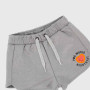 SHORTS AUS FLEECE FÜR MAEDCHEN, GRAU SHORTS AUS FLEECE FÜR MAEDCHEN, GRAU