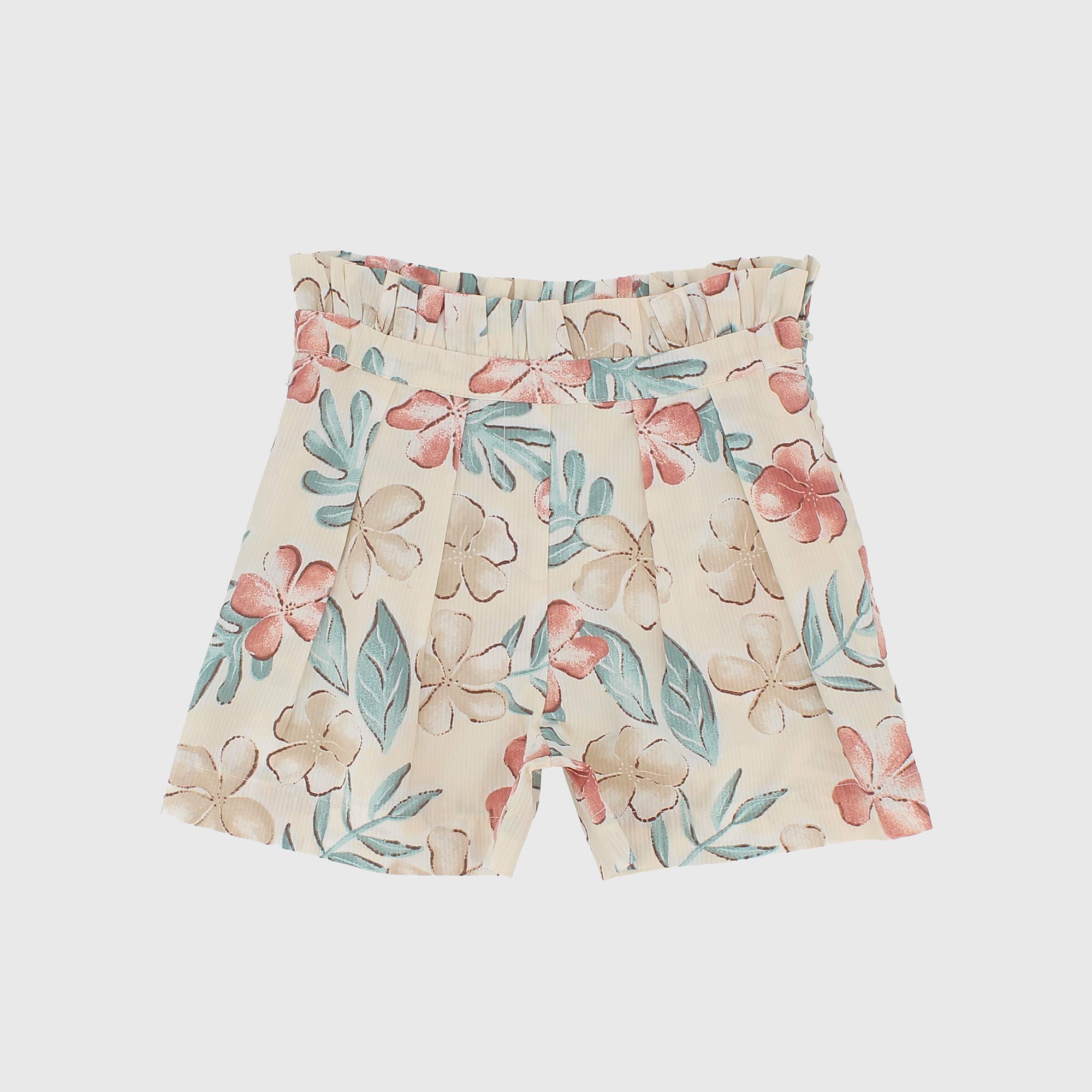 SHORTS AUS BAUMWOLLE FÜR MAEDCHEN, WEISS
