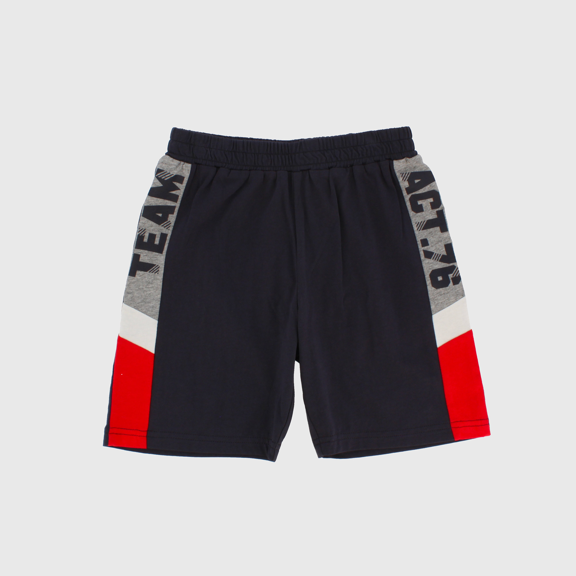 BERMUDA AUS JERSEY FÜR JUNGE, BLAU