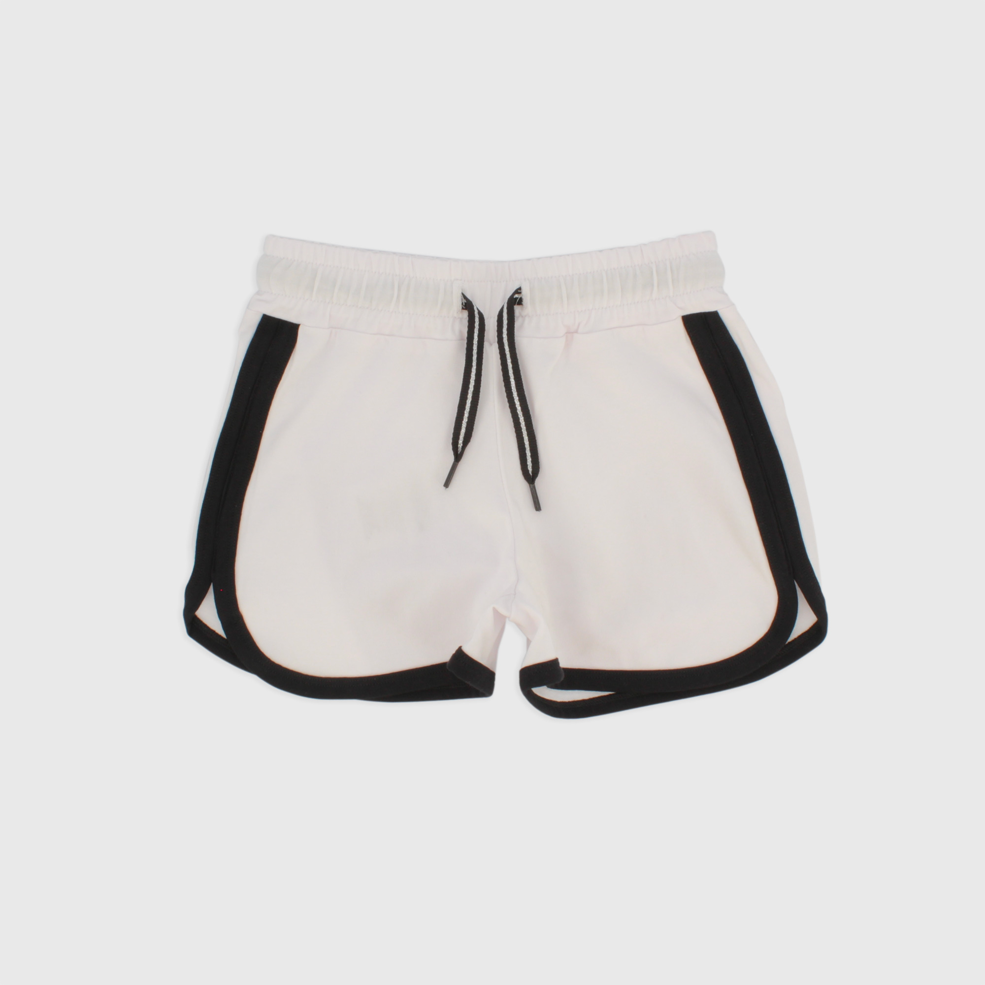 SHORTS AUS JERSEY  FÜR MAEDCHEN, WEISS
