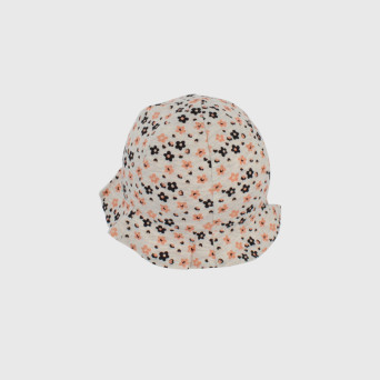 Cappellino In Pizzo Per Neonata 0-36 Mesi - Berretto Floreale Regolabile In Cotone, Ideale Per Foto - Foto 2