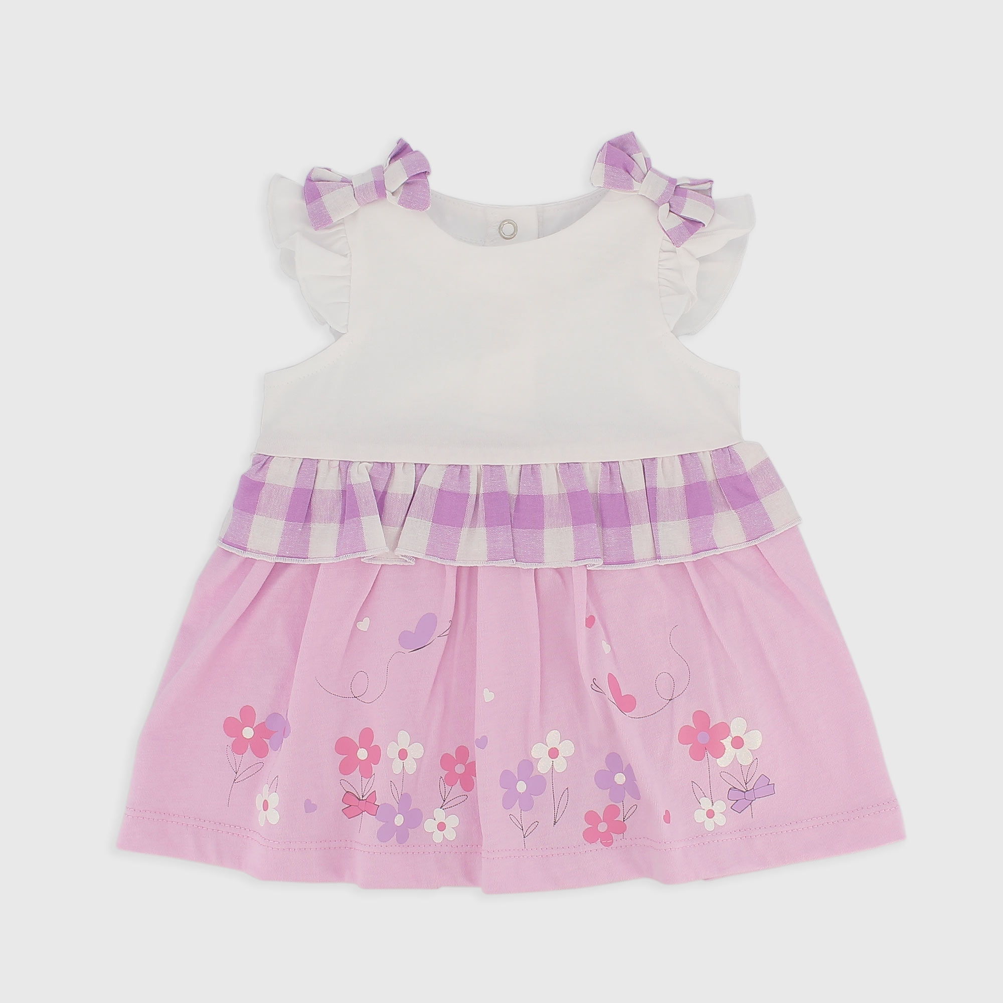 JERSEY-ANZUG FÜR NEUGEBORENE, WEISS