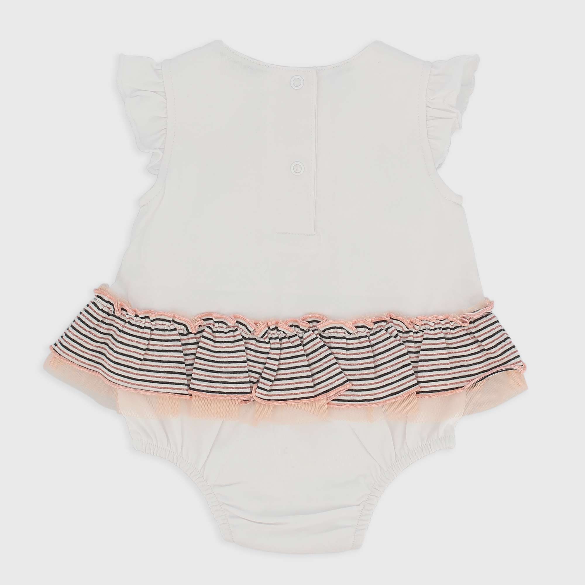 Set 3 Pezzi Pagliaccetto Neonato Femmina Invernale - Con Pantaloni E Fascia, Cotone, Cuore - Foto 9