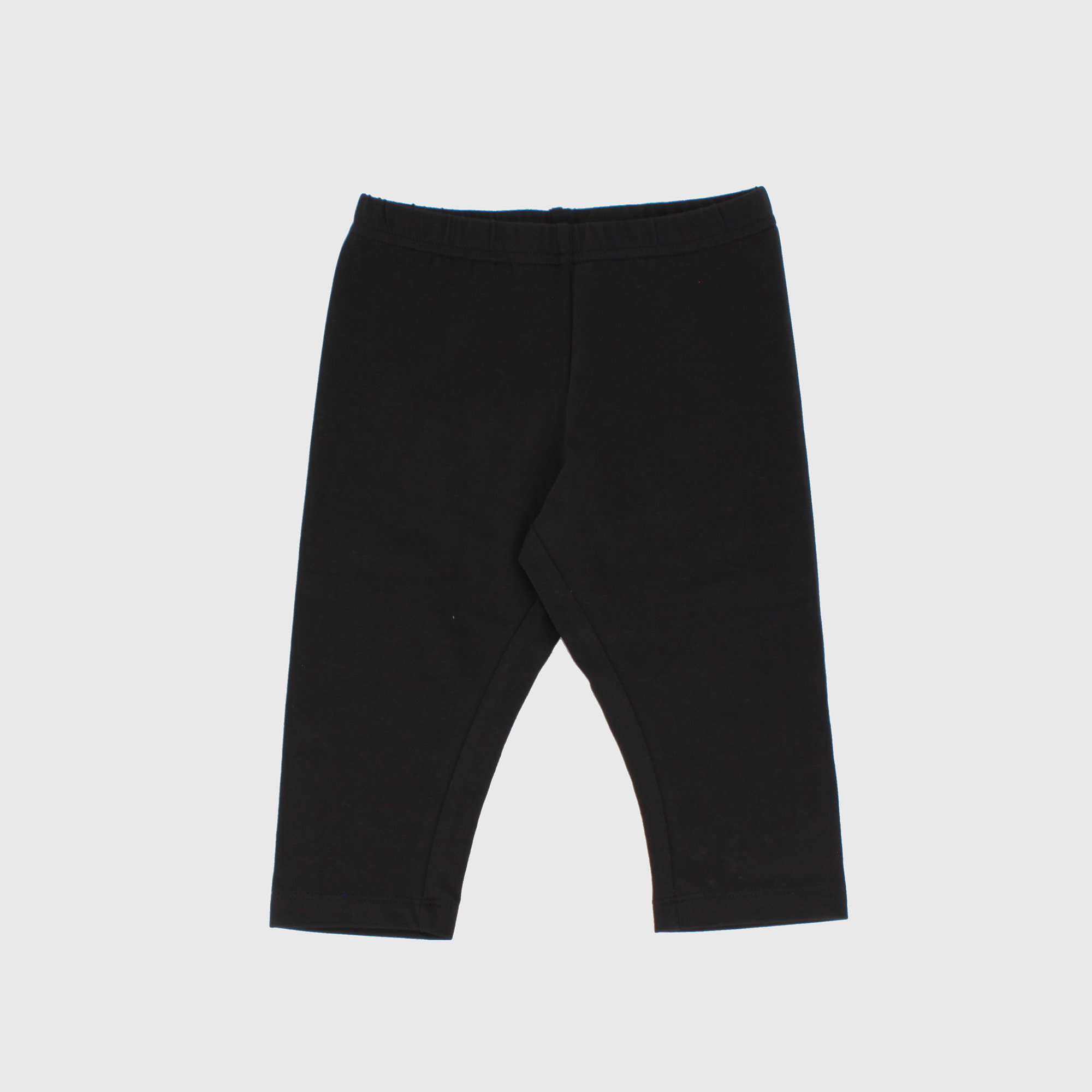 Leggings corto in jersey da bambina, nero