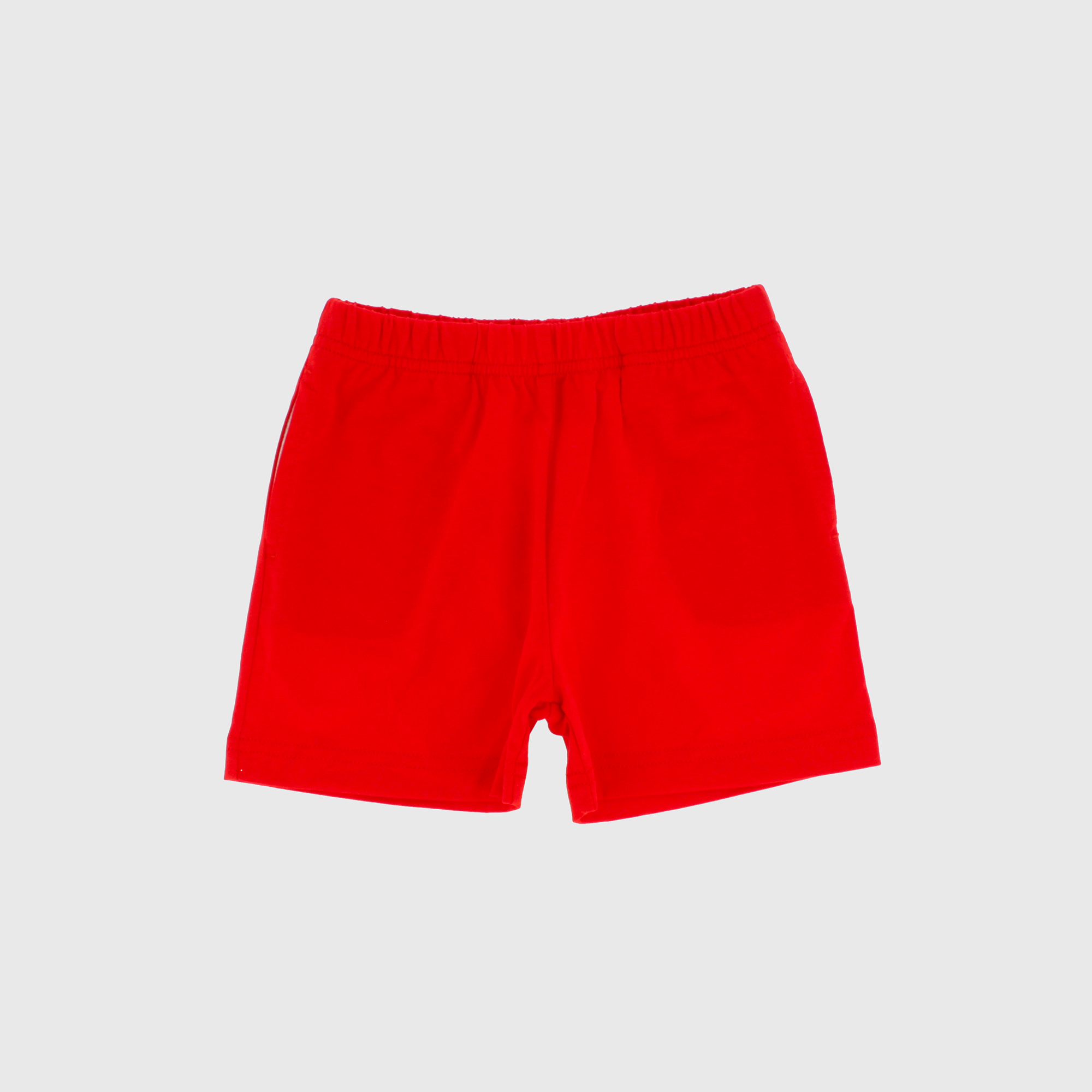 Bermuda in jersey da bambino, rosso