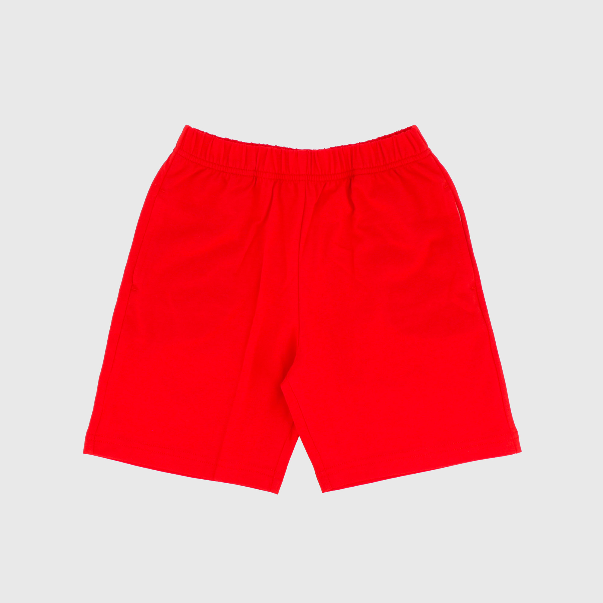 Bermuda in jersey da bambino, rosso