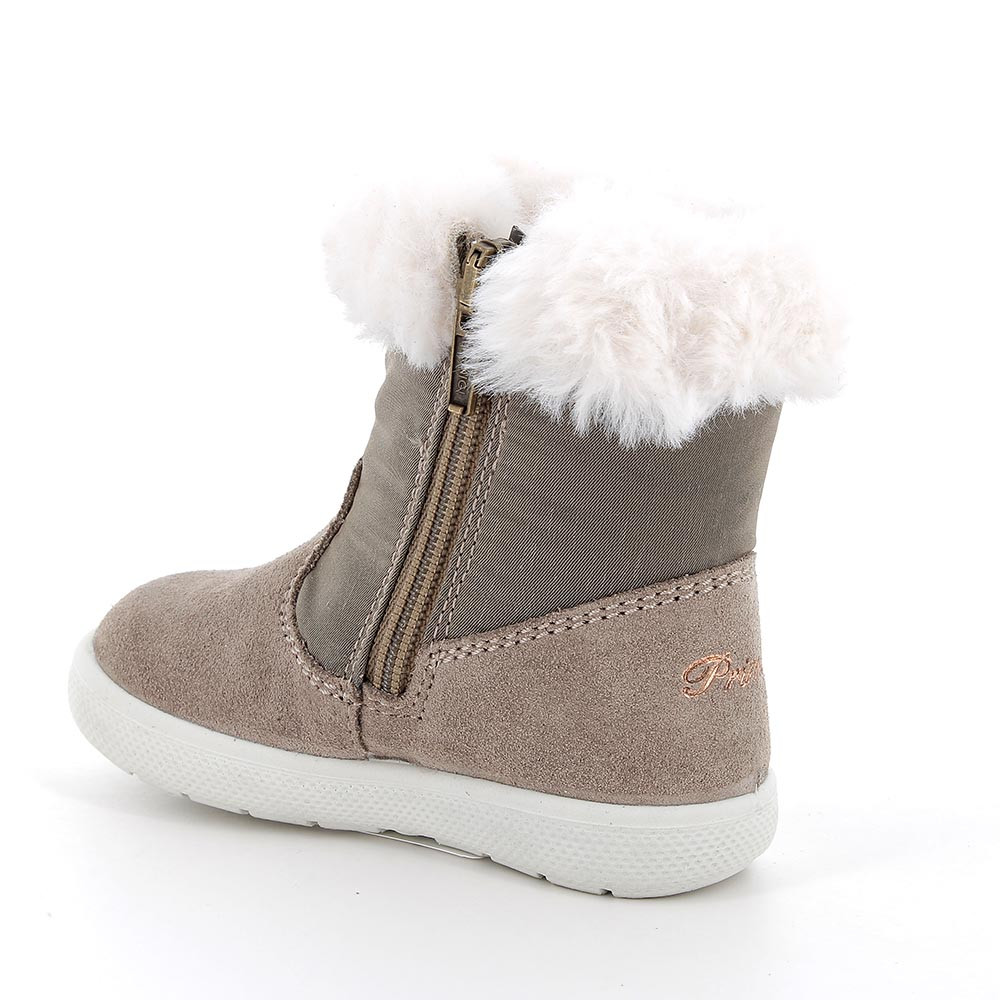 Stivaletti da bambina beige beige scuro