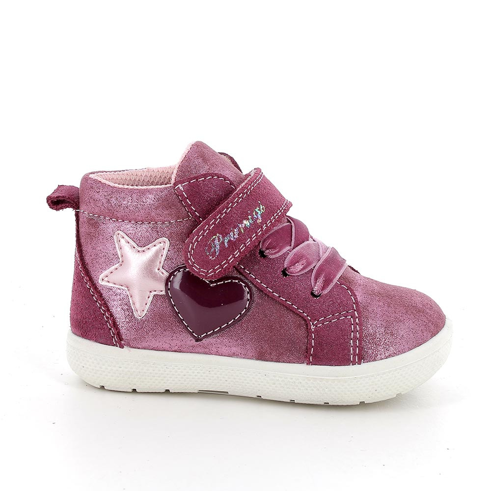 Scarpe primi passi da bambina sangria phard