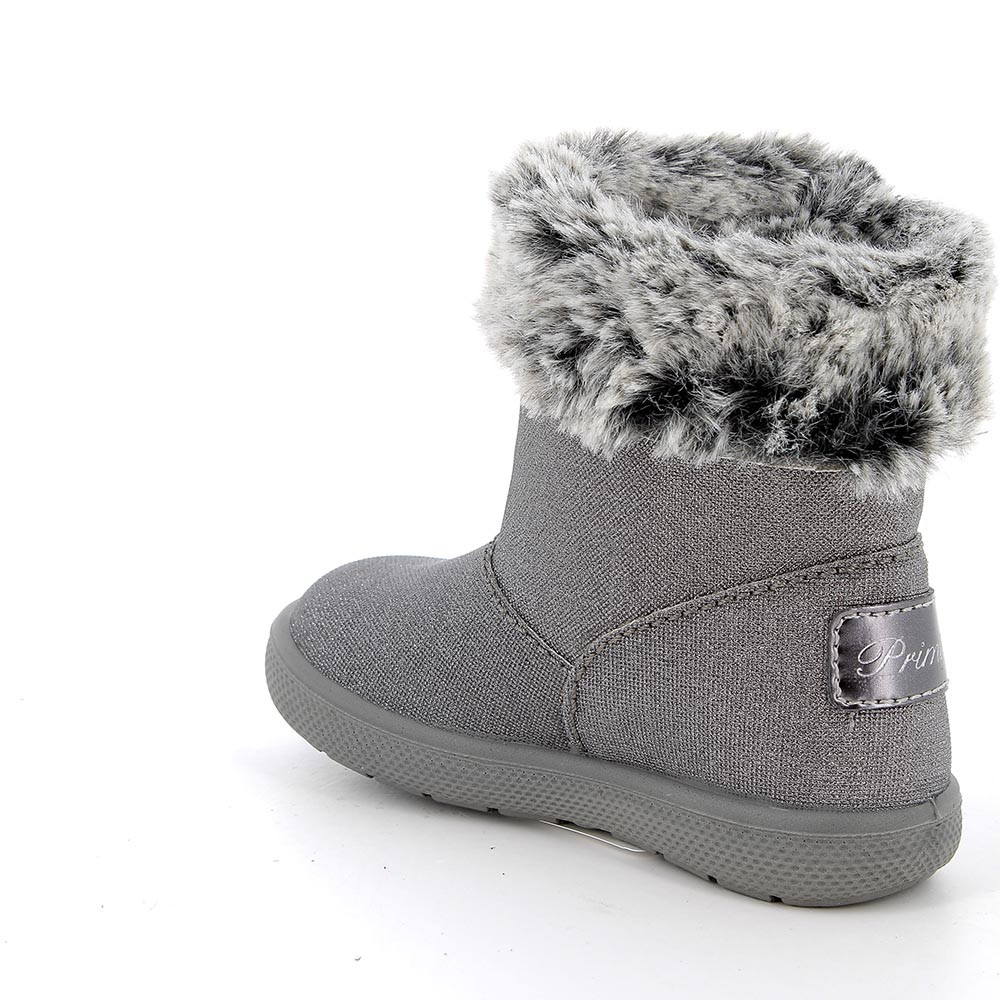 Botas best sale plateadas niña