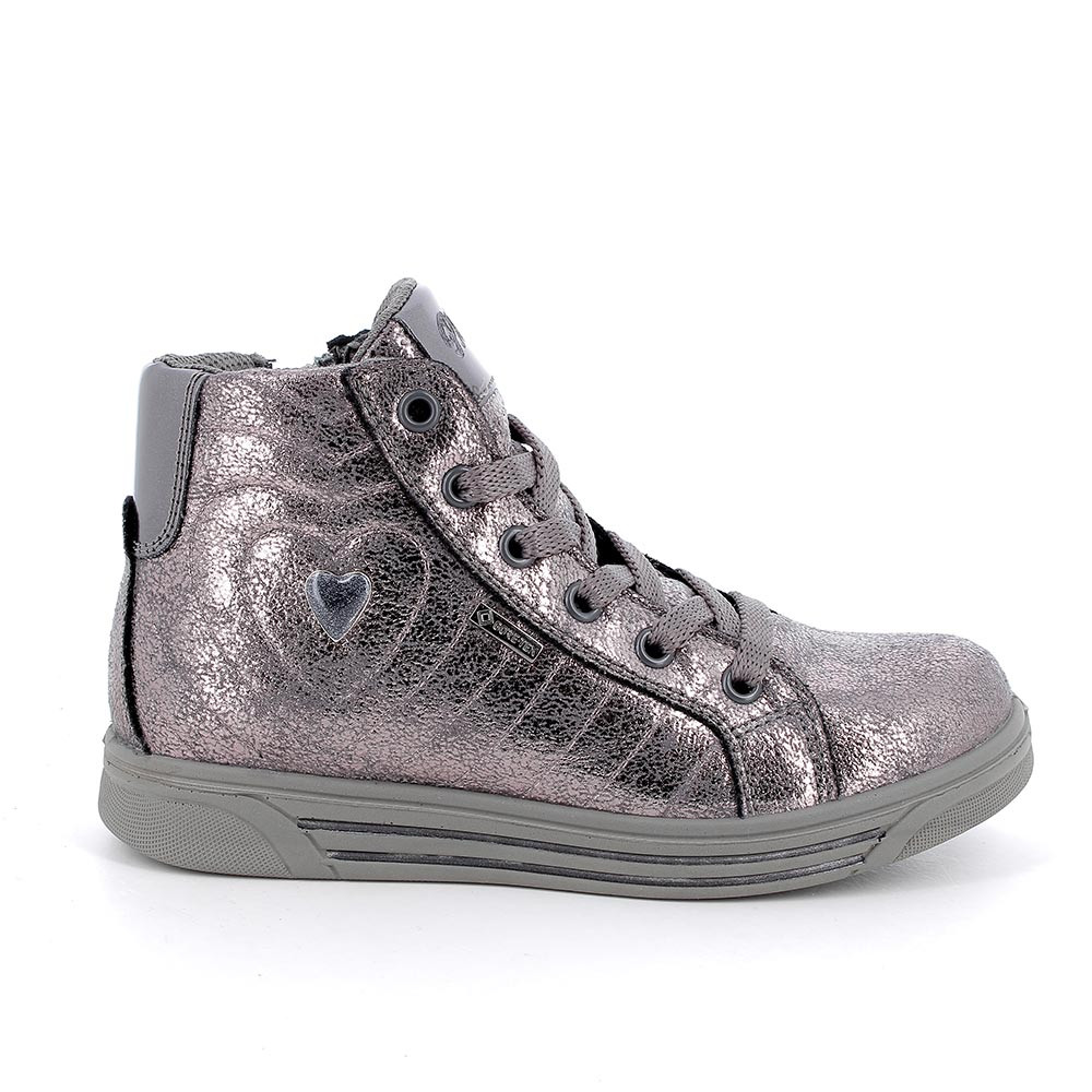 Primigi Sneakers gore-tex da bambina grigio laminato, Taglia 34