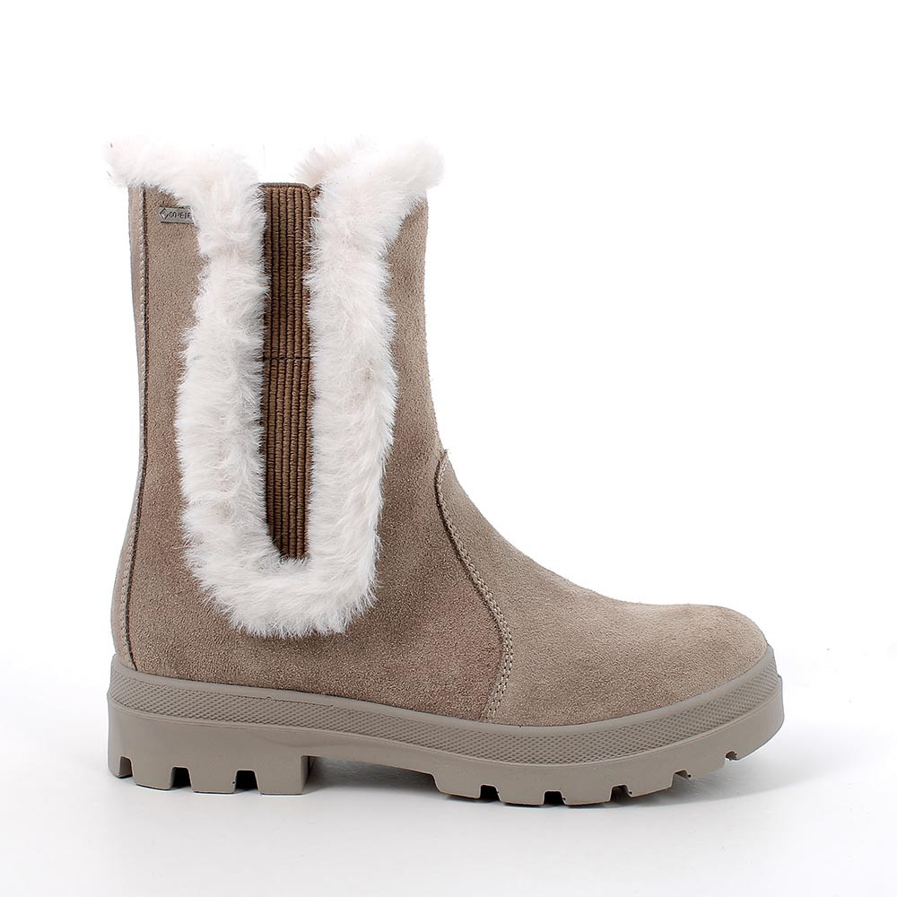 STIVALETTI GORE-TEX CON INSERTO IN PELLICCIA SINTETICA BAMBINA