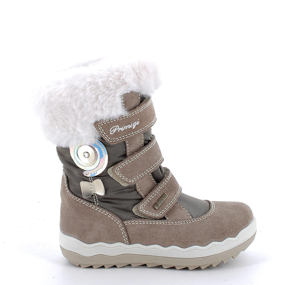 STIVALETTI GORE-TEX CON INSERTO IN PELLICCIA SINTETICA BAMBINA