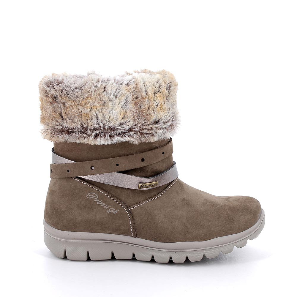 STIVALETTI GORE-TEX CON INSERTO IN PELLICCIA SINTETICA BAMBINA