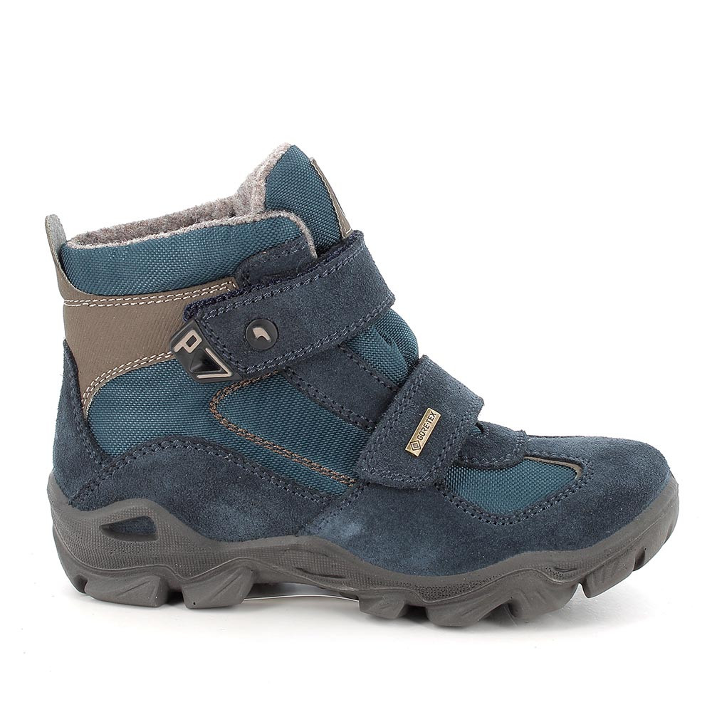 Scarponcini da bambino navy blu petrolio