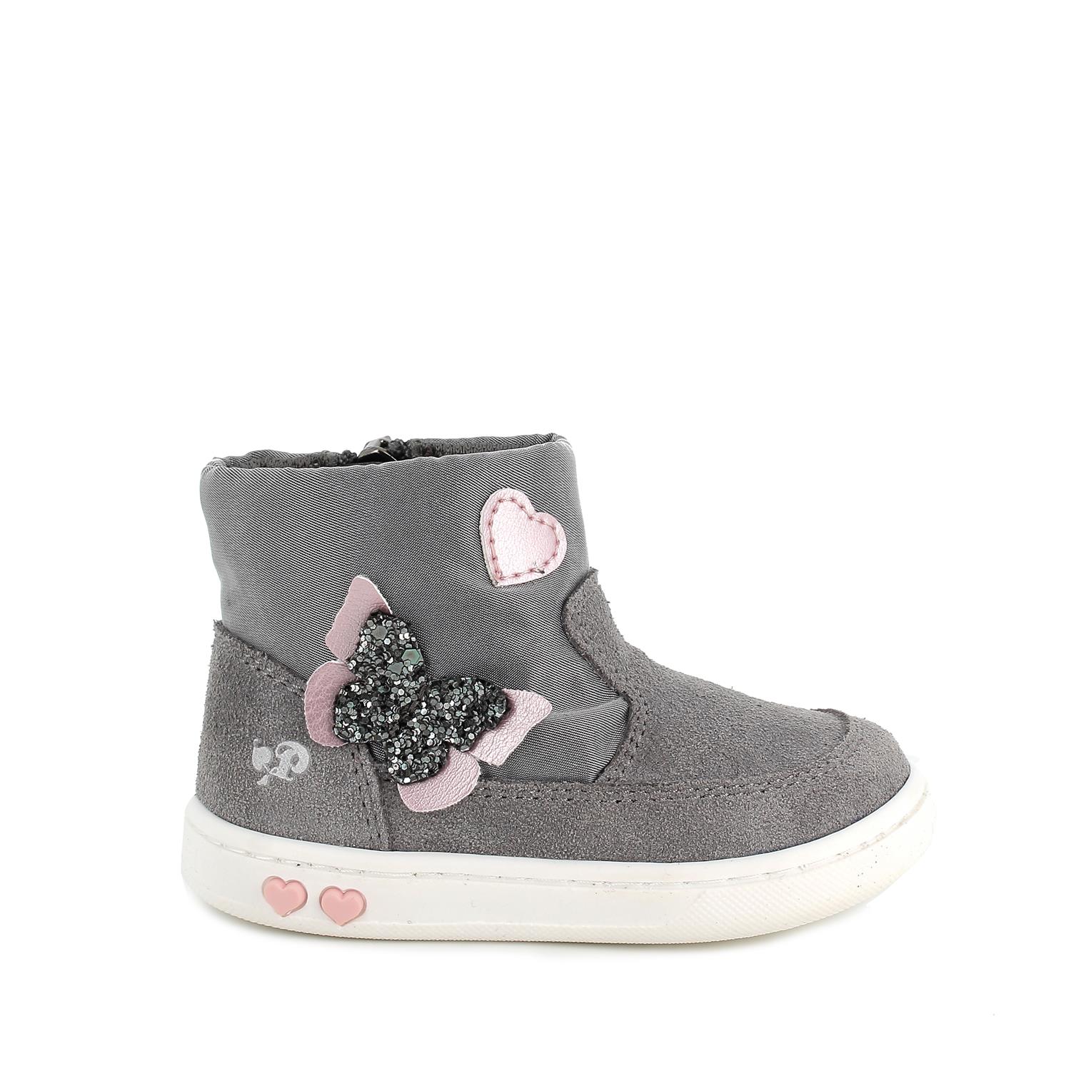 Stivaletti da bambina grigio chiaro grigio