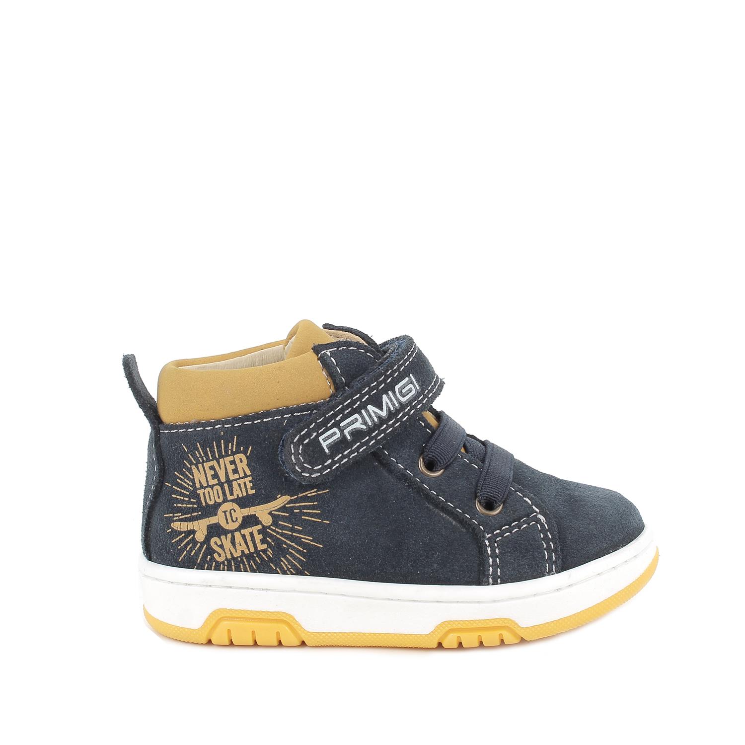 Primigi Scarpe primi passi in pelle da bambino navy, Taglia 19