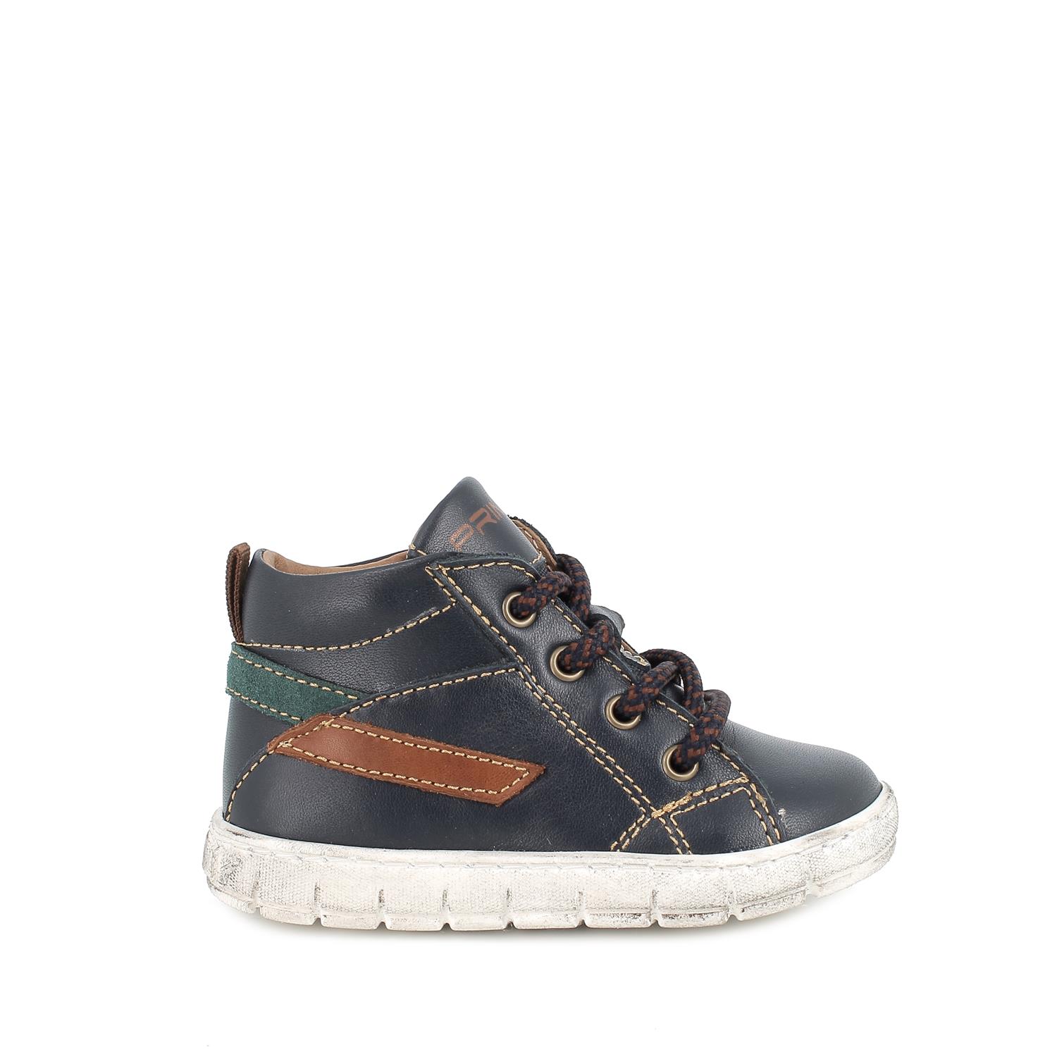 Primigi Scarpe primi passi in pelle da bambino navy, Taglia 22