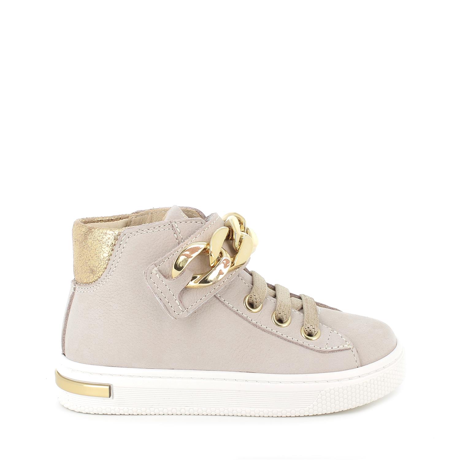 Primigi Sneakers in pelle da bambina panna, Taglia 24