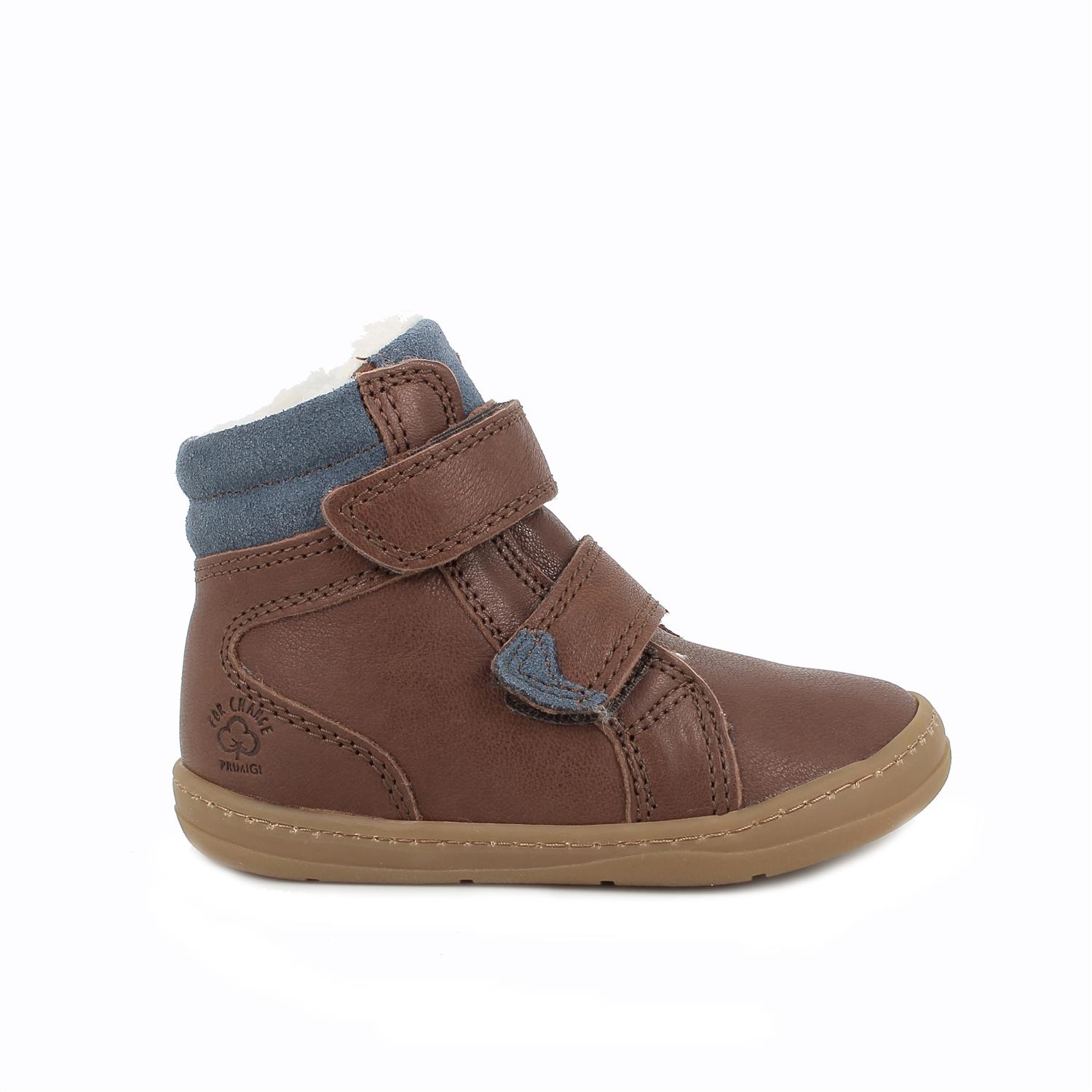 cocoa boy midcut shoes in leather