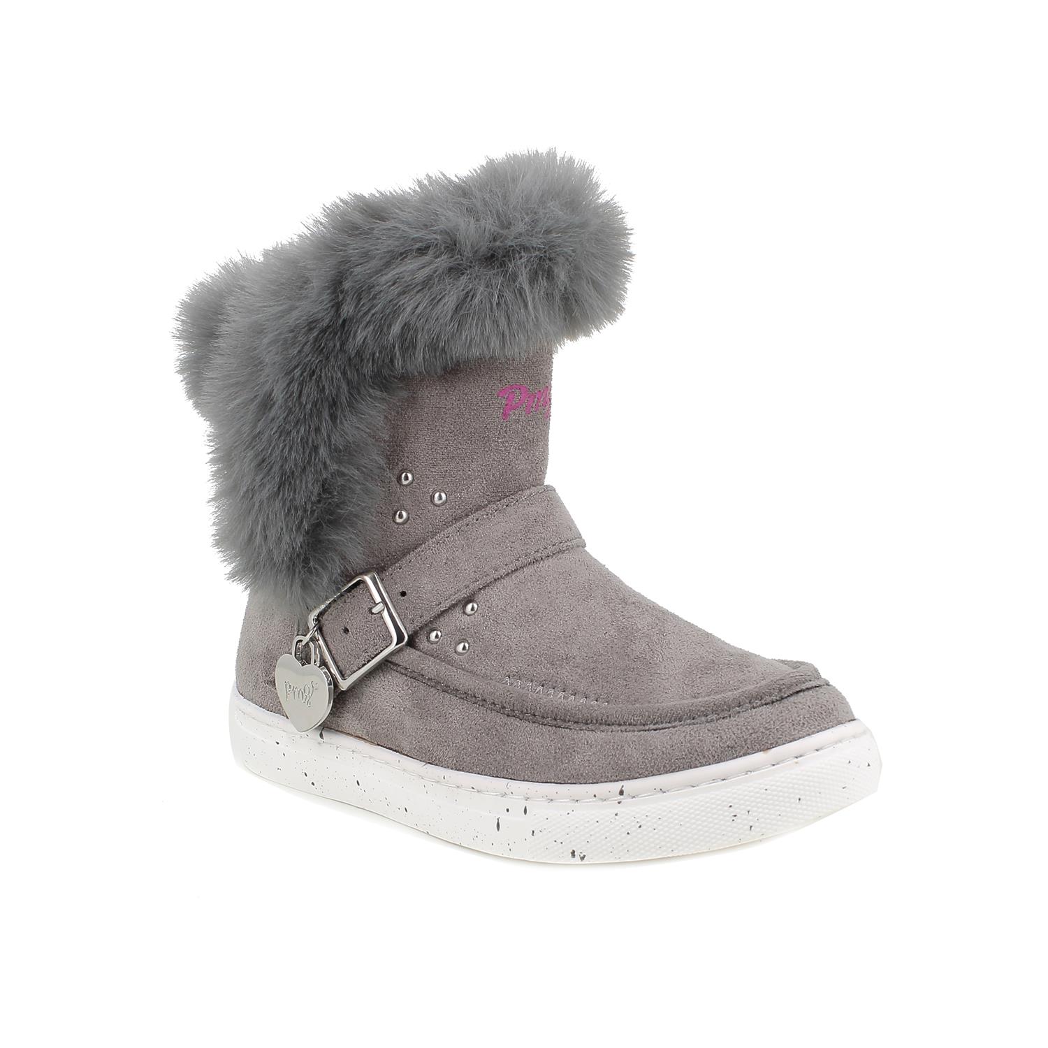 Grey store fuzzy boots