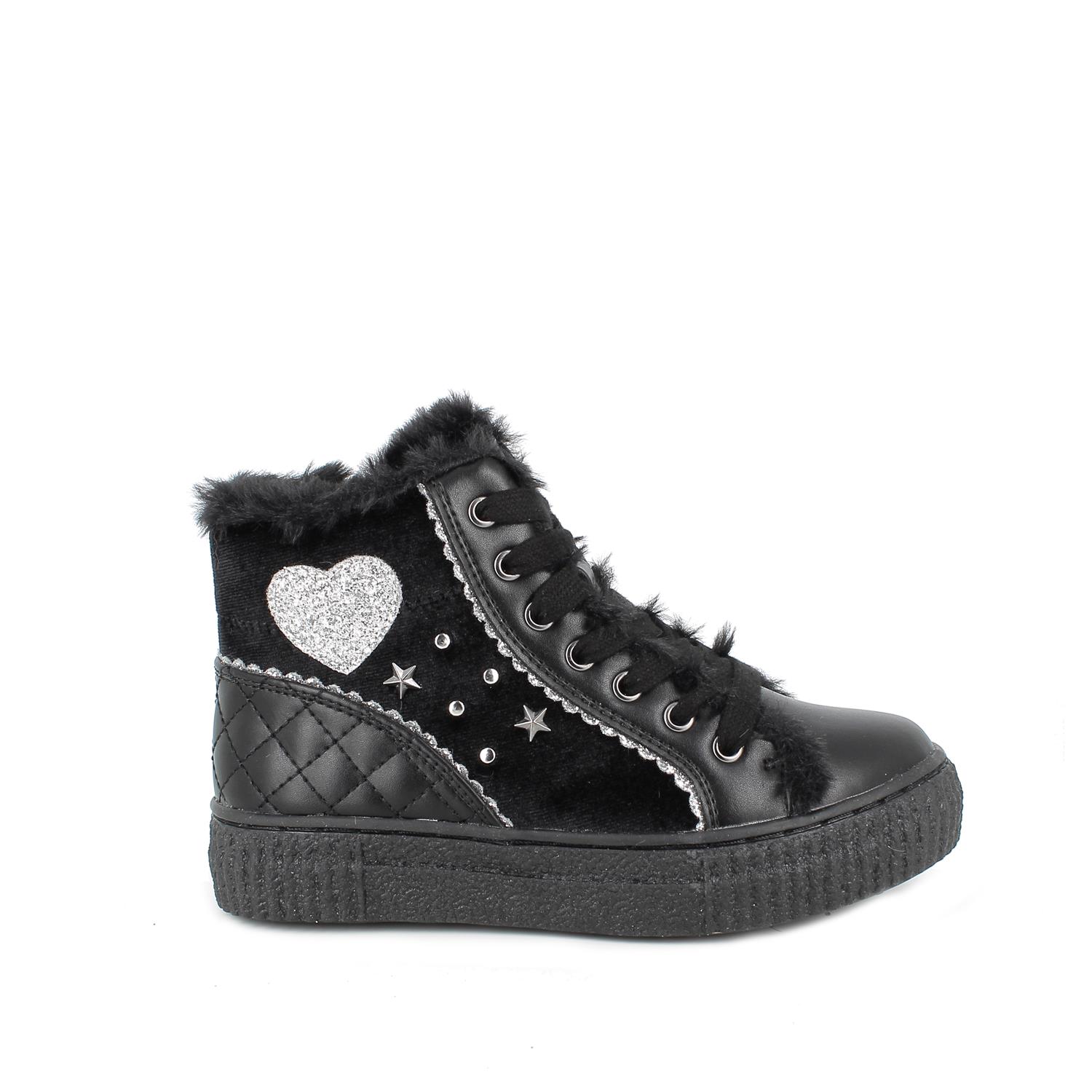 Sneakers da bambina nero