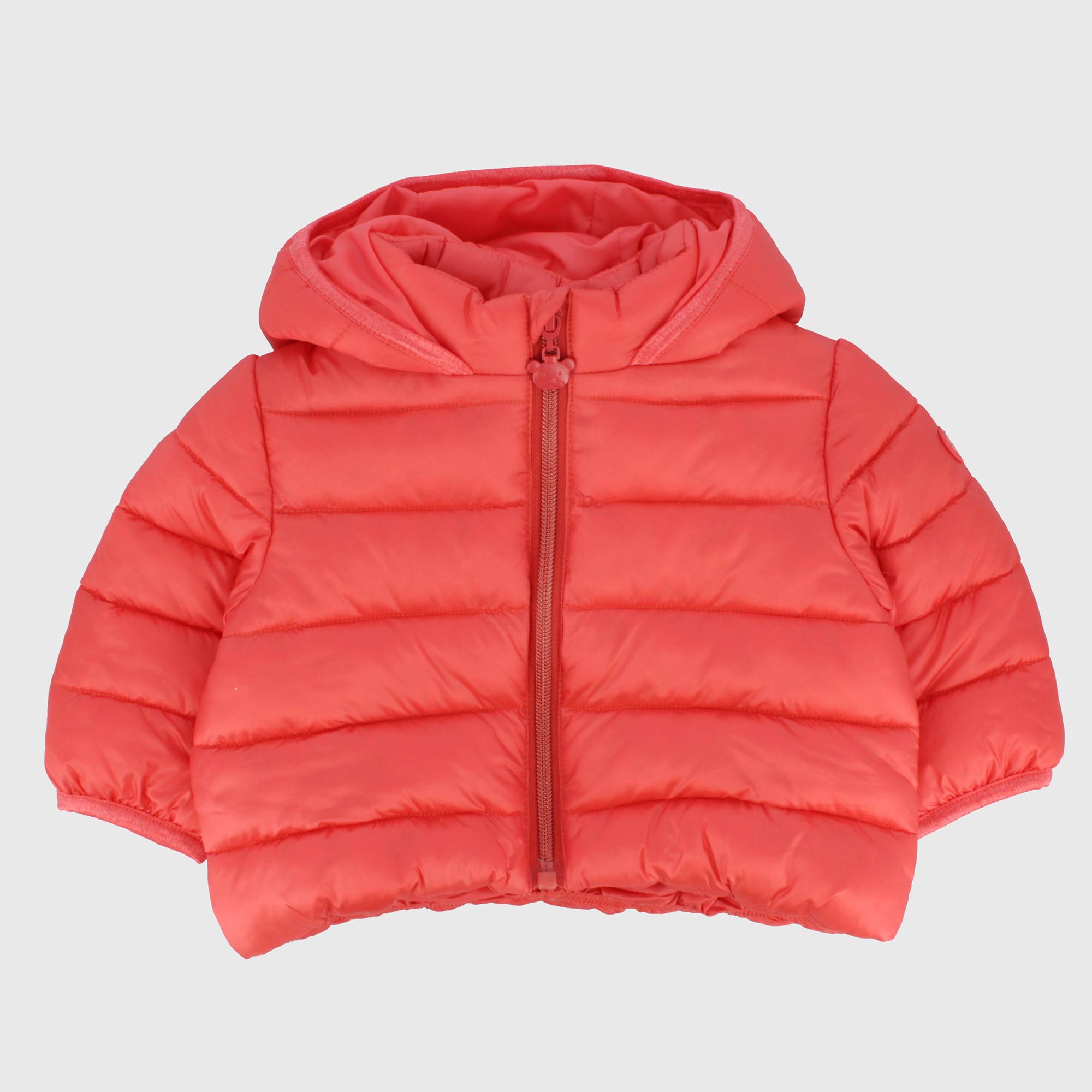 Piumino 100 grammi in nylon da neonata rosa