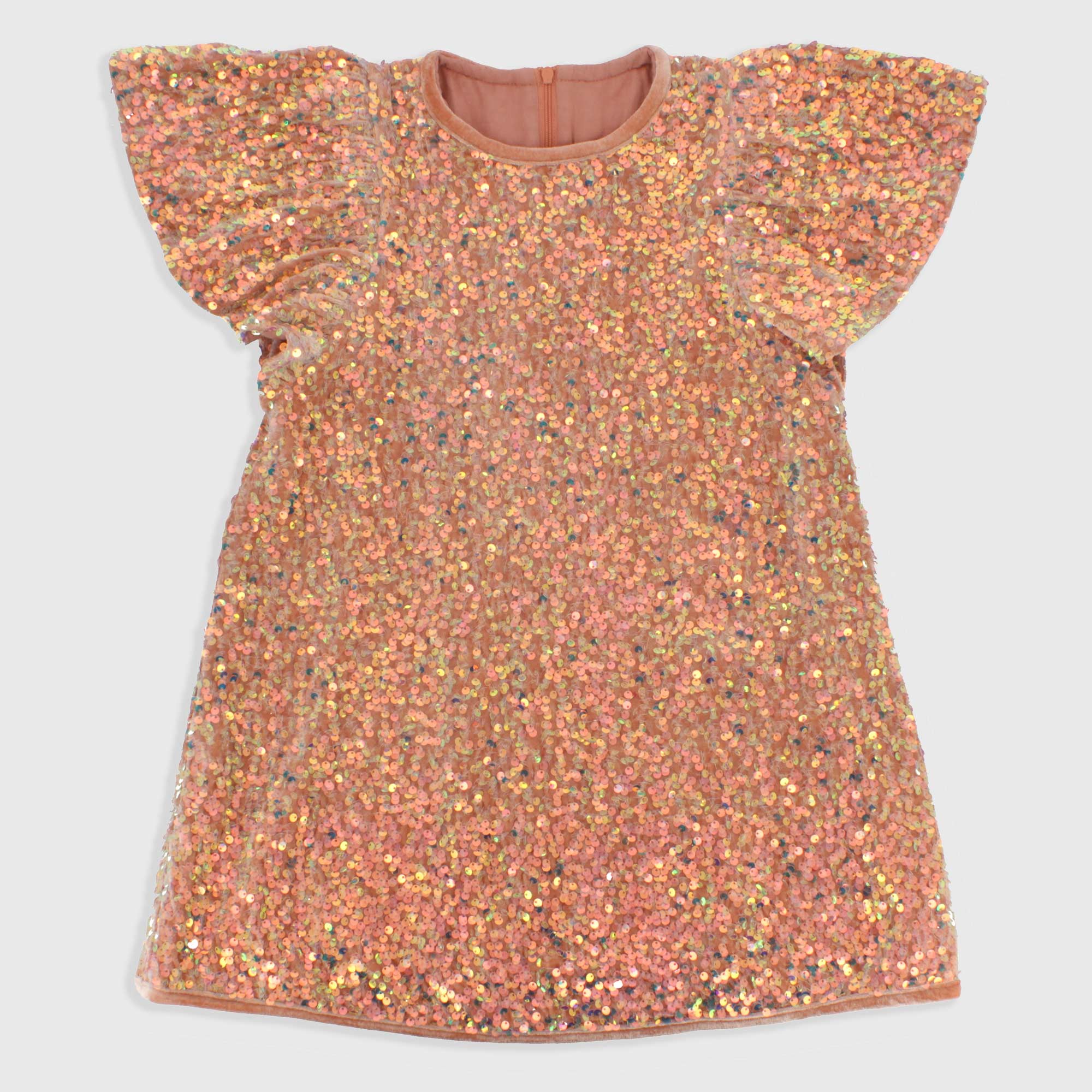 Vestito bambina top paillettes