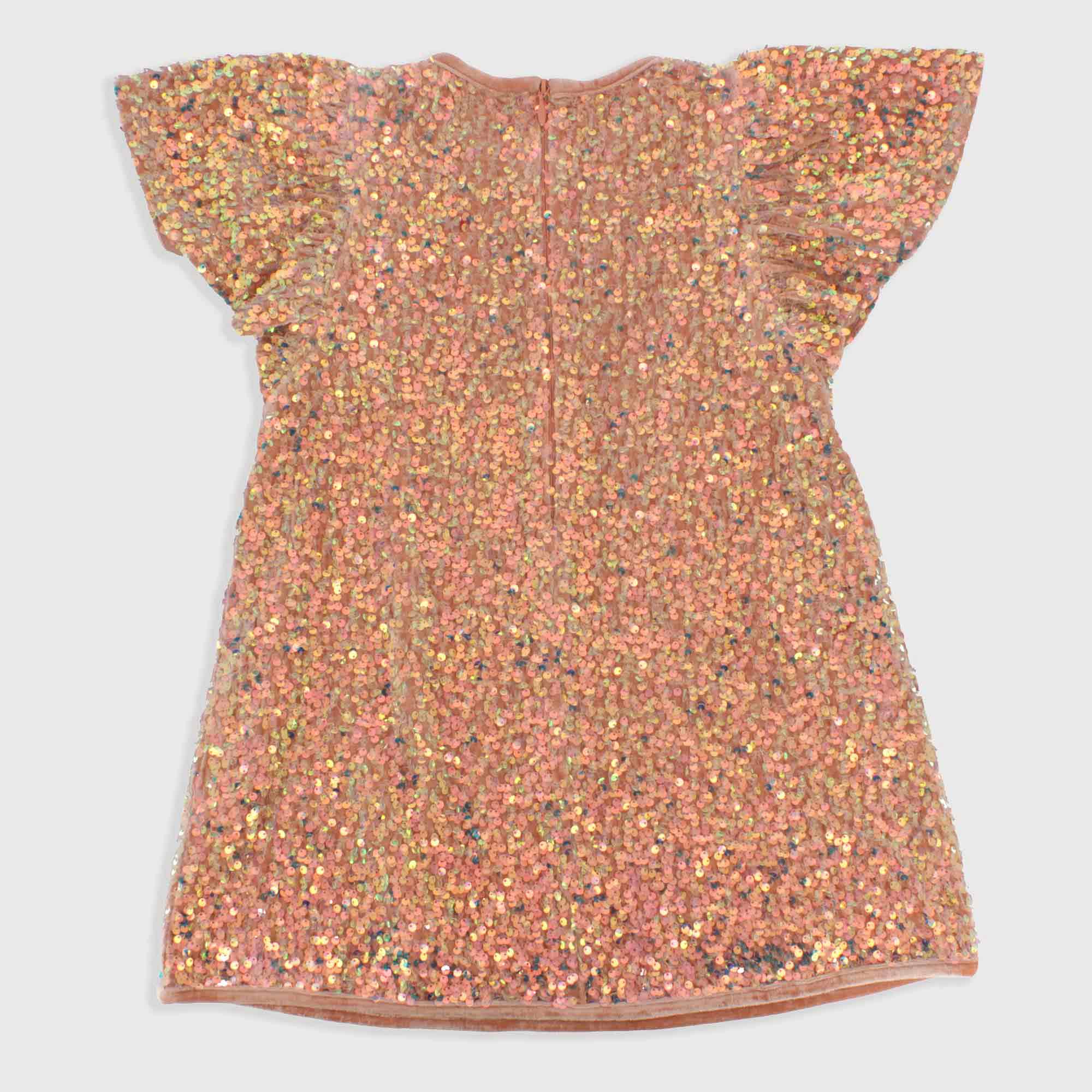 Vestito paillettes bimba top