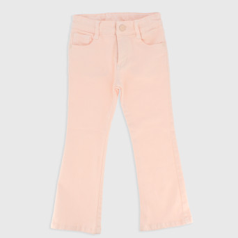 Pantalone wide lenght da bambina, rosa                      Pantalone wide lenght da bambina, rosa