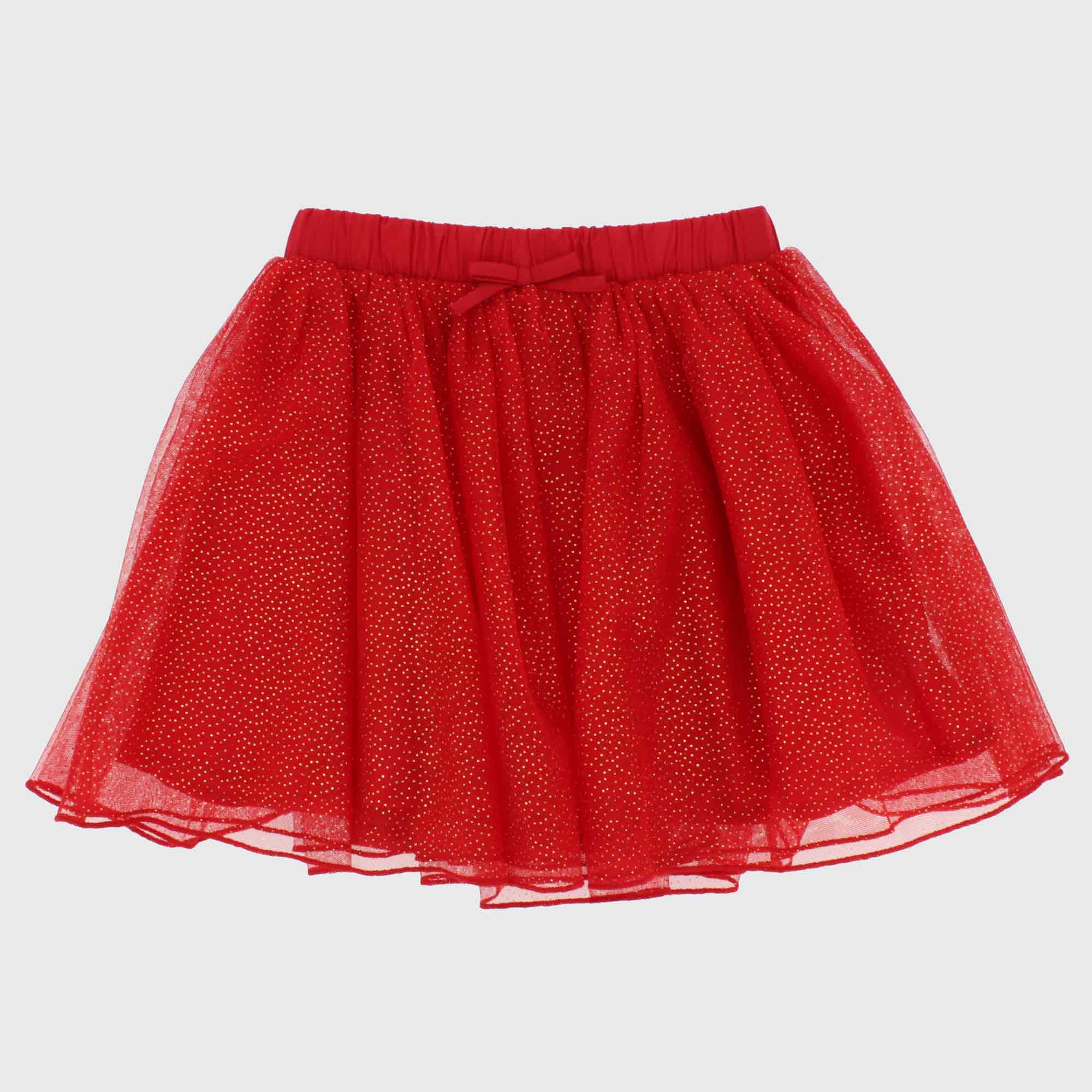 Gonna rossa 2024 tulle bambina