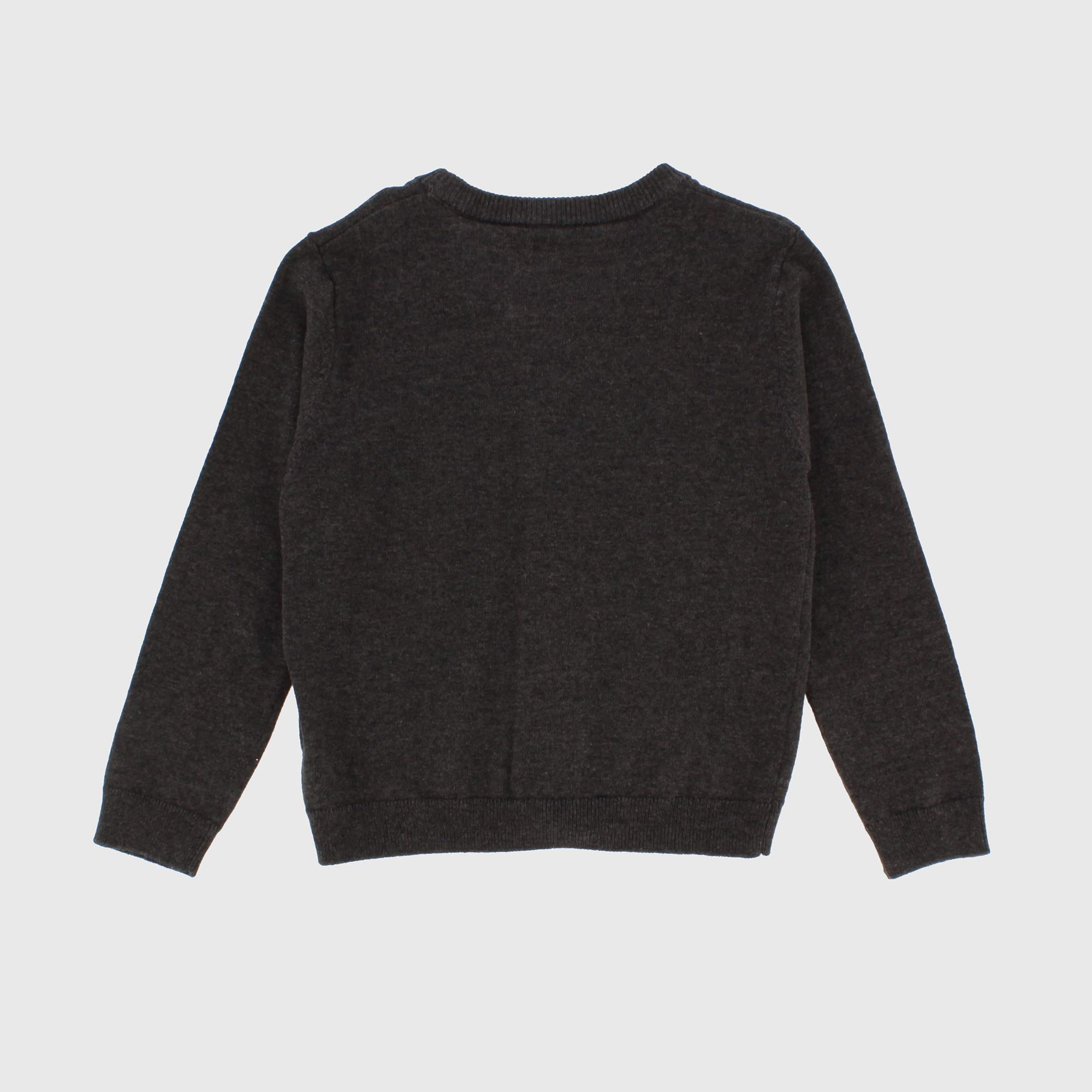 Cardigan in maglia da bambino grigio