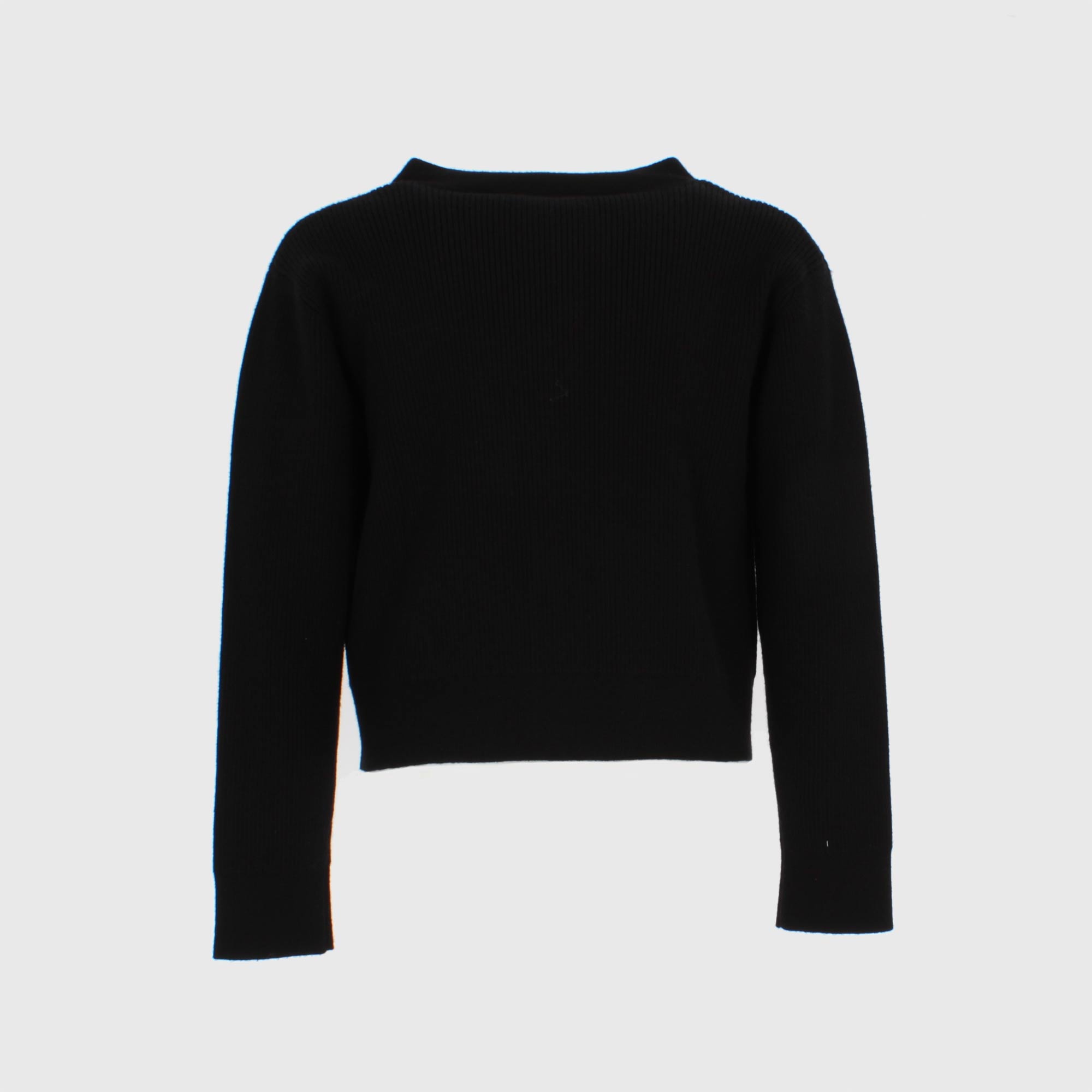 Maglia manica lunga nera bambina store