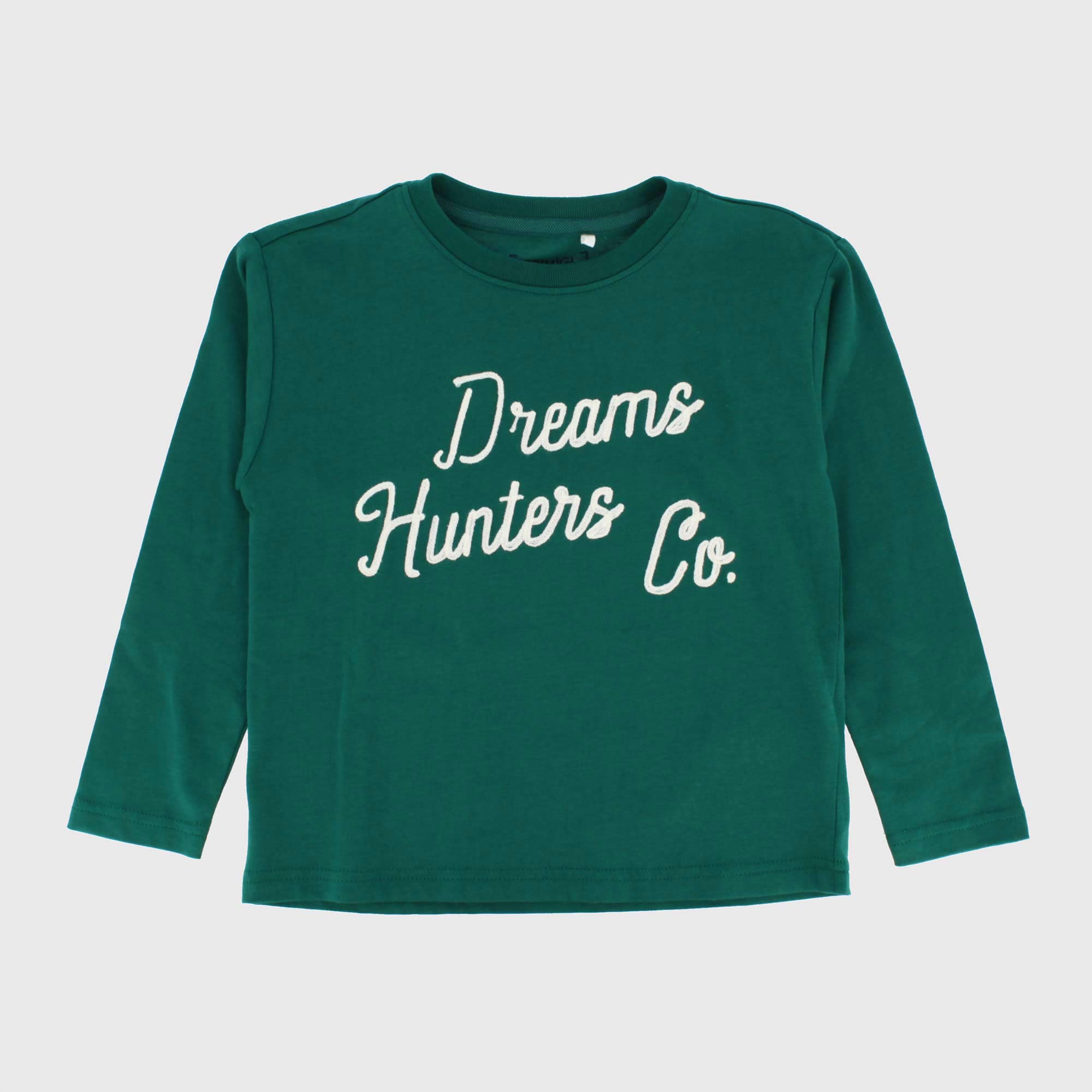 Maglietta verde manica lunga bambina outlet