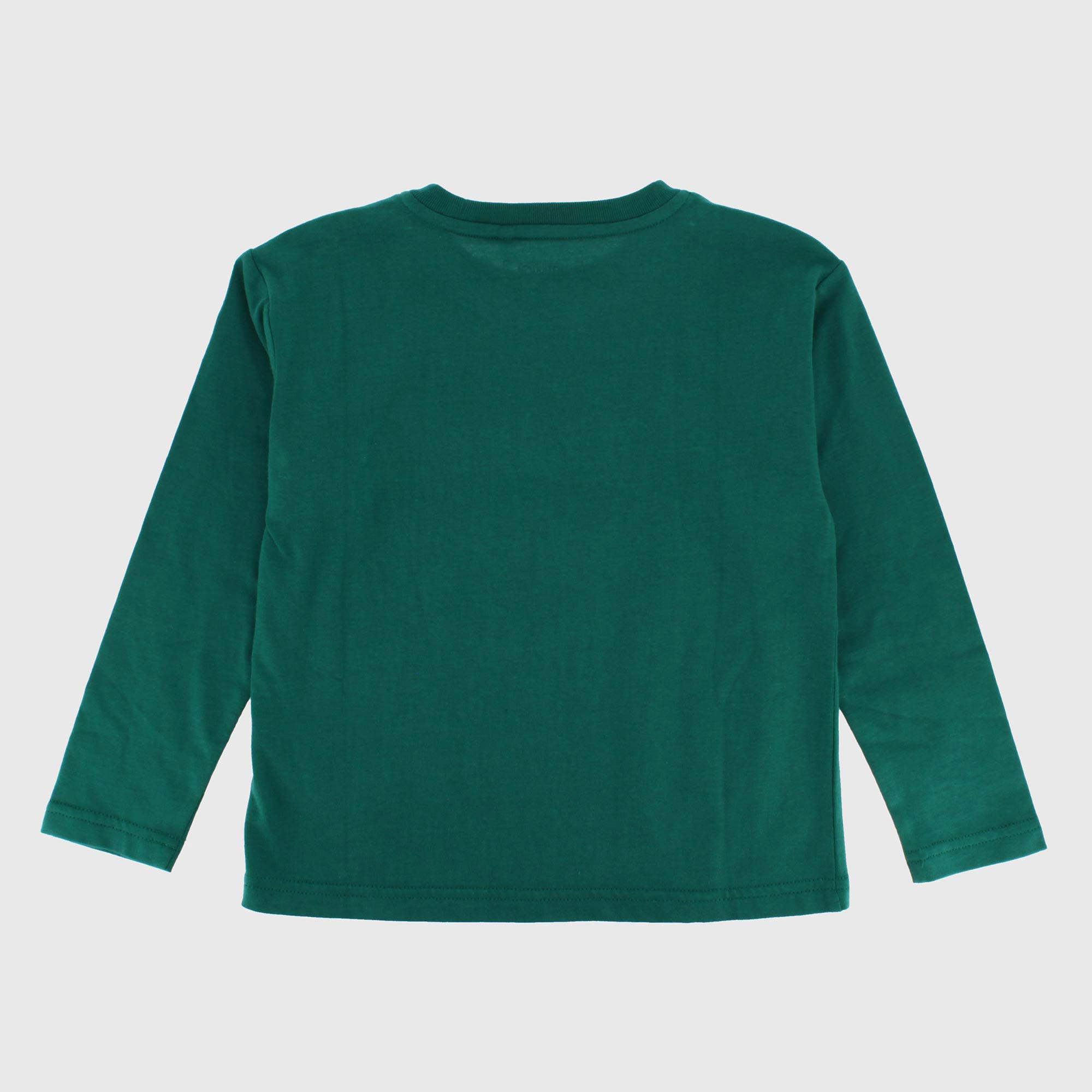 T shirt manica lunga verde bambino hotsell