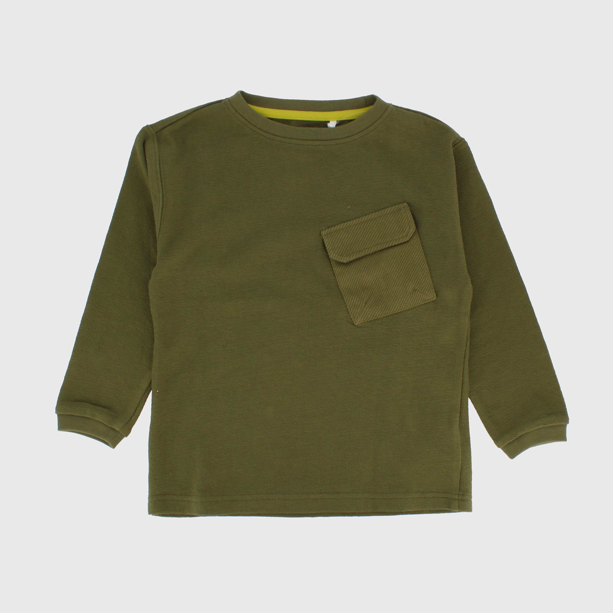 T shirt manica clearance lunga verde bambino
