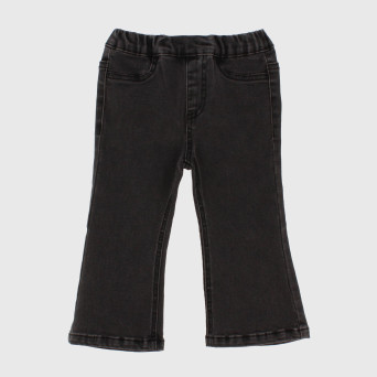 Pantalone in jeans da bambina, nero                      Pantalone in jeans da bambina, nero