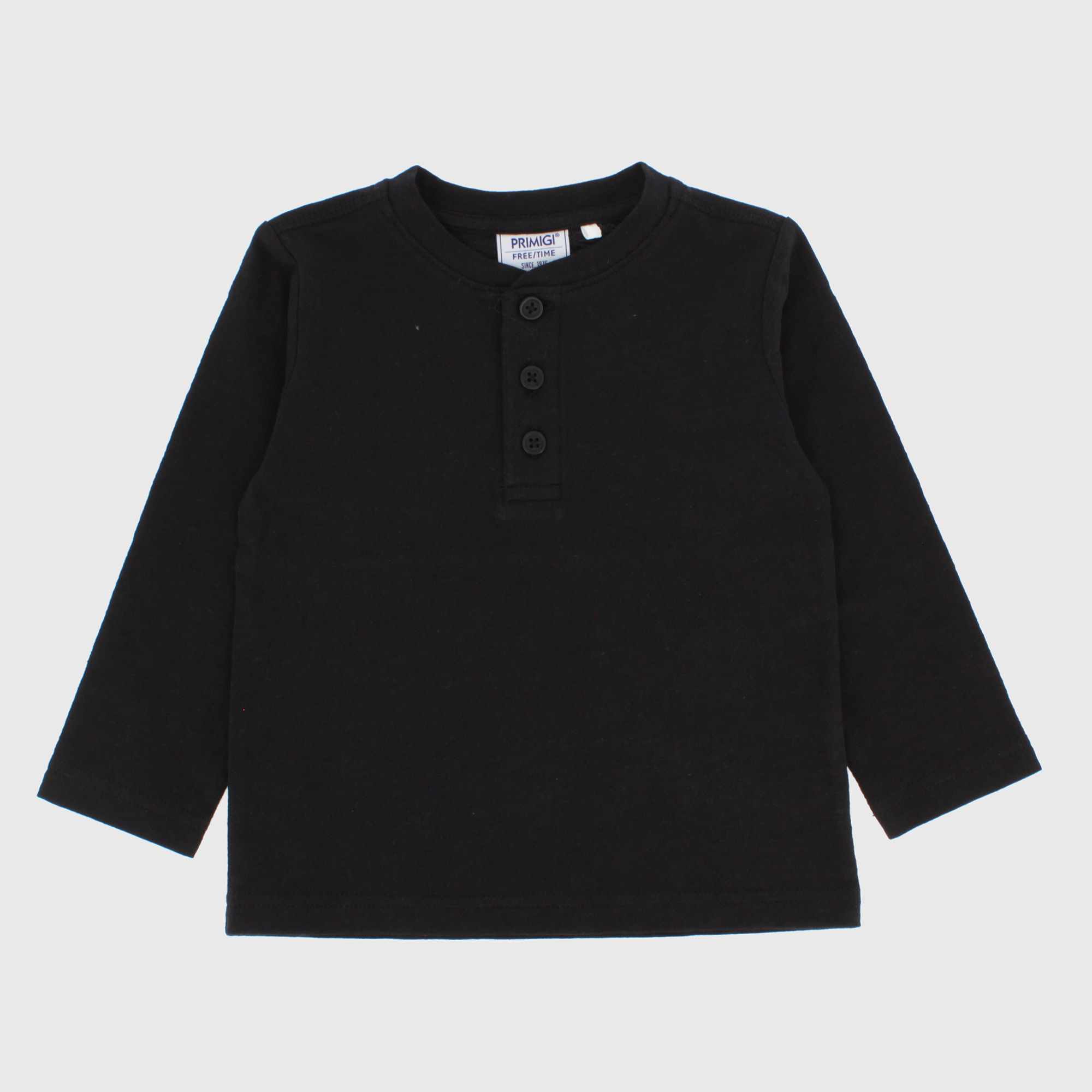 Maglietta in jersey da bambino, nero                     