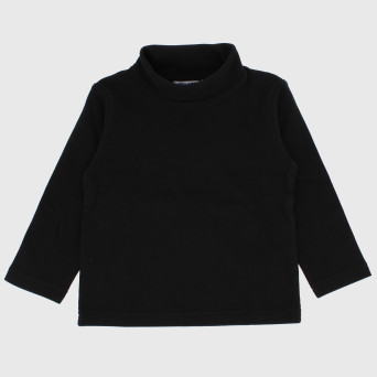 Lupetto in caldo cotone, nero                      Lupetto in caldo cotone, nero