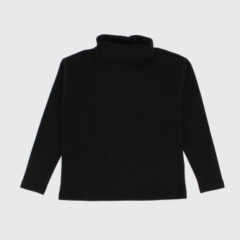 Lupetto in caldo cotone, nero                      Lupetto in caldo cotone, nero