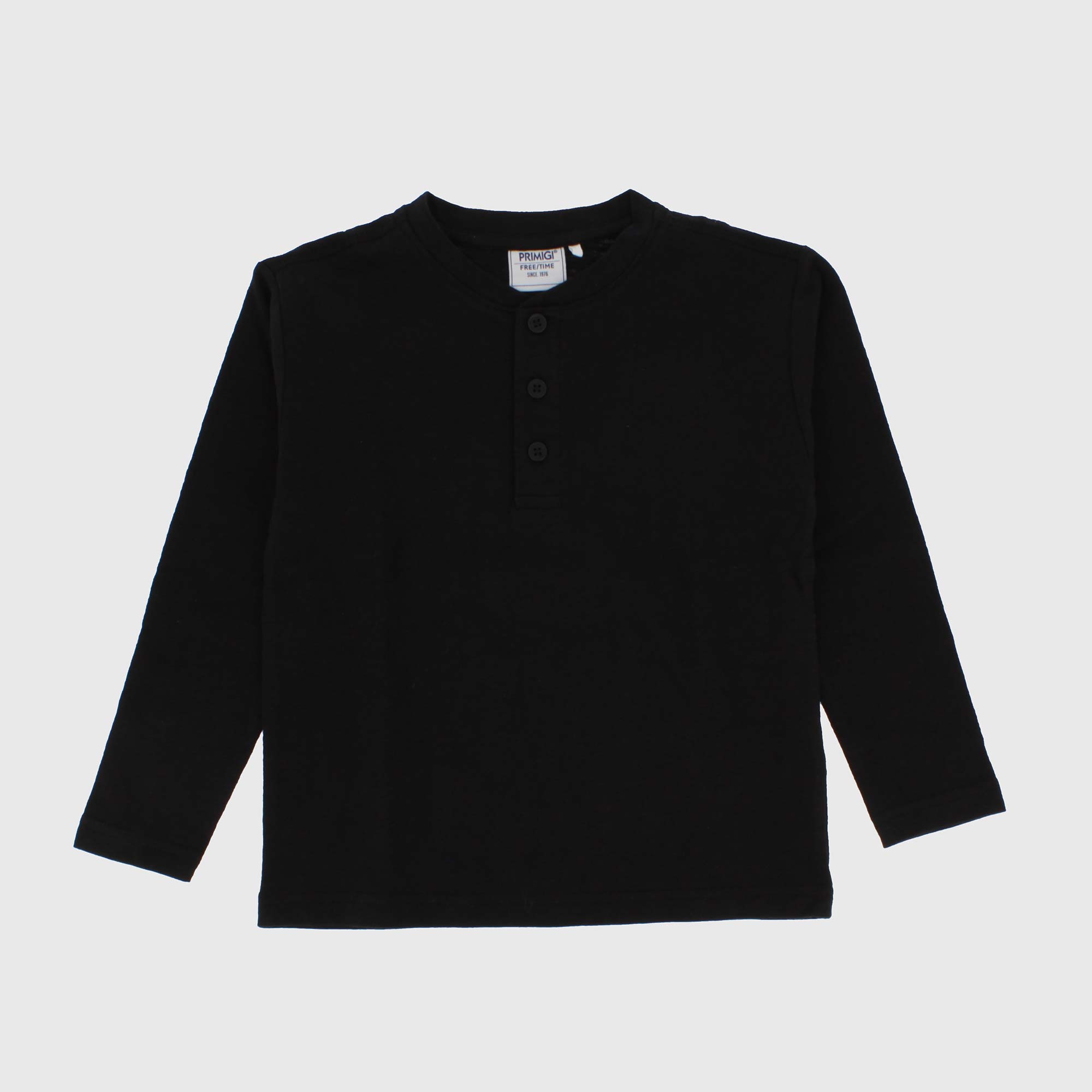 Maglia nera manica lunga bambino top