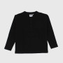 Camiseta de tejido tipo jersey de niño, negro                      Camiseta de tejido tipo jersey de niño, negro