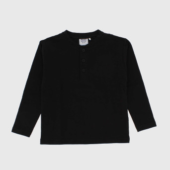 Maglietta in jersey da bambino, nero                      Maglietta in jersey da bambino, nero