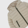 Quilted jacket in nylon with heat for boy, beige Quilted jacket in nylon with heat for boy, beige