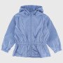 Jacket in nylon with heat girl, blue Jacket in nylon with heat girl, blue
