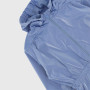 Cazadora de nylon con capucha de niña, azul Cazadora de nylon con capucha de niña, azul