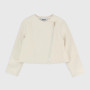 Jacket in eco-leather girl, white Jacket in eco-leather girl, white