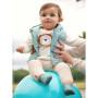 Gilet imbottito in cotone da Neonato, VERDE Gilet imbottito in cotone da Neonato, VERDE